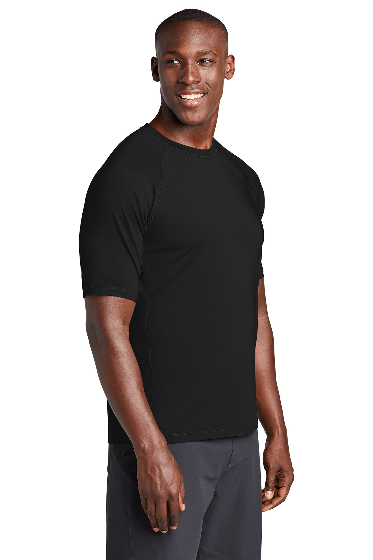 Tek2Sport Youth Neck Guard Shirt Black / L/XL