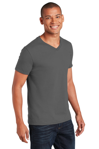 Gildan Softstyle V-Neck T-Shirt | Product | SanMar image.