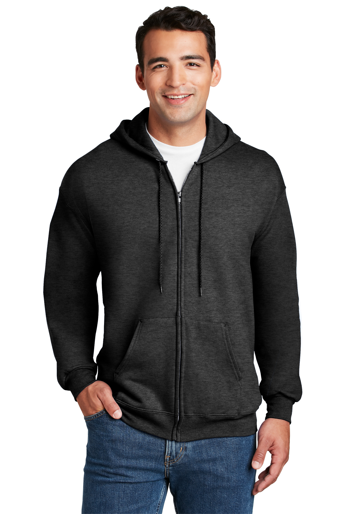Hanes Ultimate Cotton - Full-Zip Hooded Sweatshirt | Product | Company ...