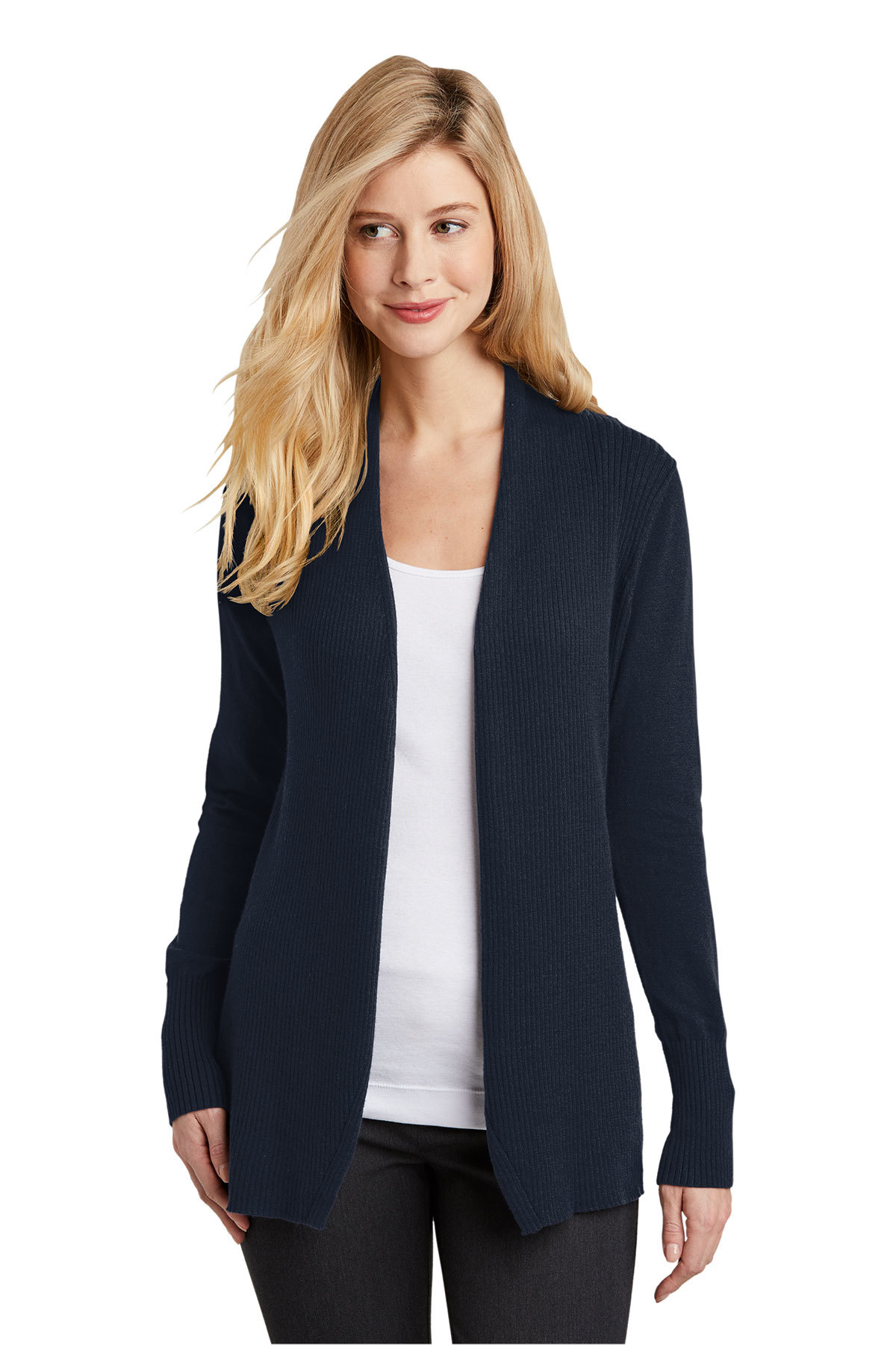 Port Authority Ladies Open Front Cardigan Sweater | Product | Port 