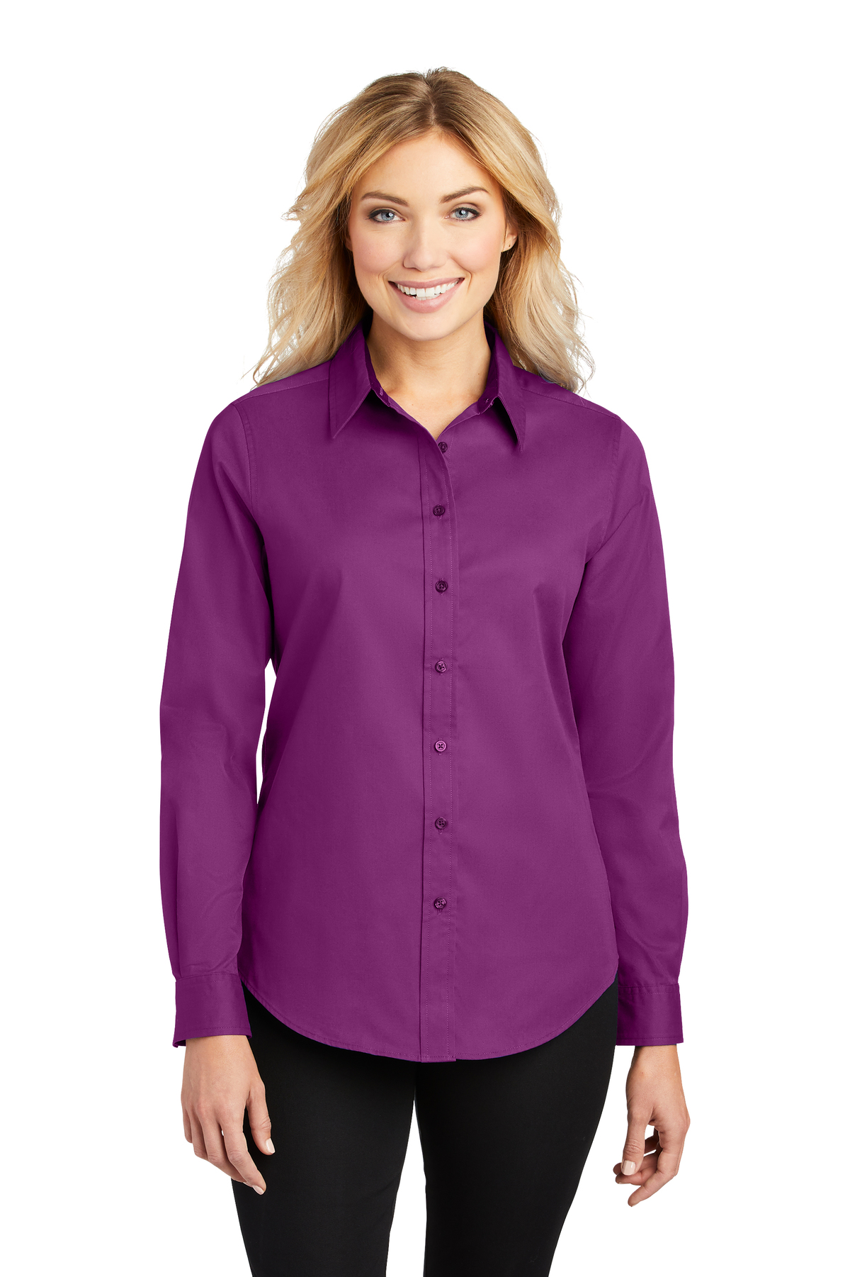 Port Authority Ladies Long Sleeve Easy ...