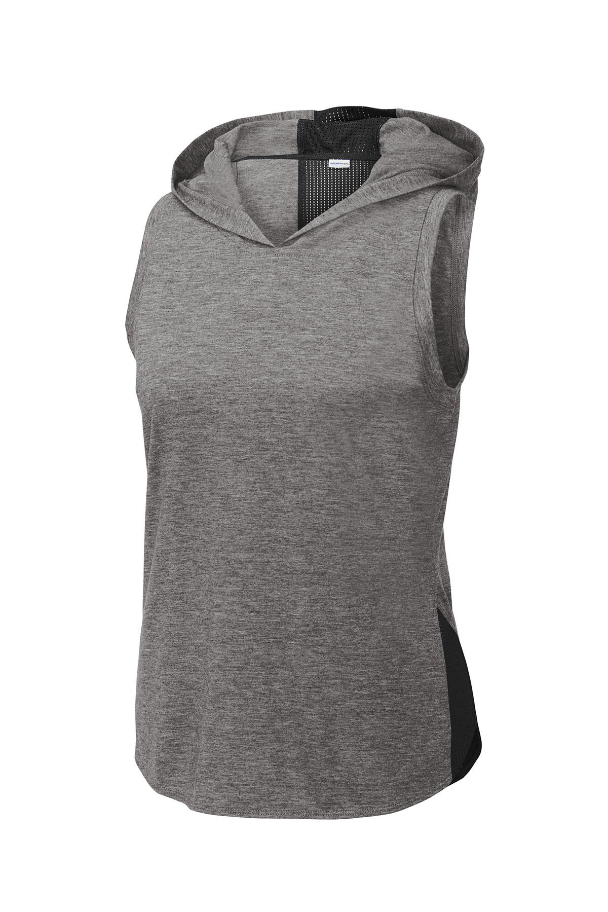 Sport-Tek Ladies PosiCharge Tri-Blend Wicking Draft Hoodie Tank ...