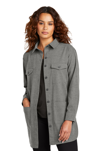 Mercer+Mettle Women’s Long Sleeve Twill Overshirt | Product | SanMar