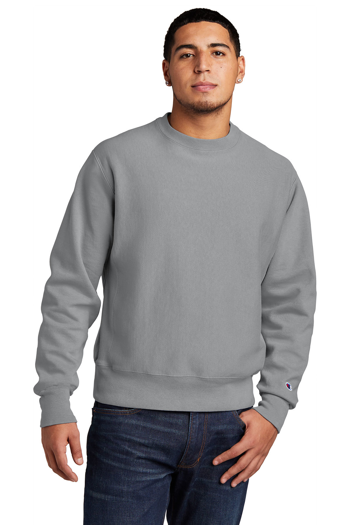 Champion Reverse Weave Garment-Dyed Crewneck Sweatshirt | Product 