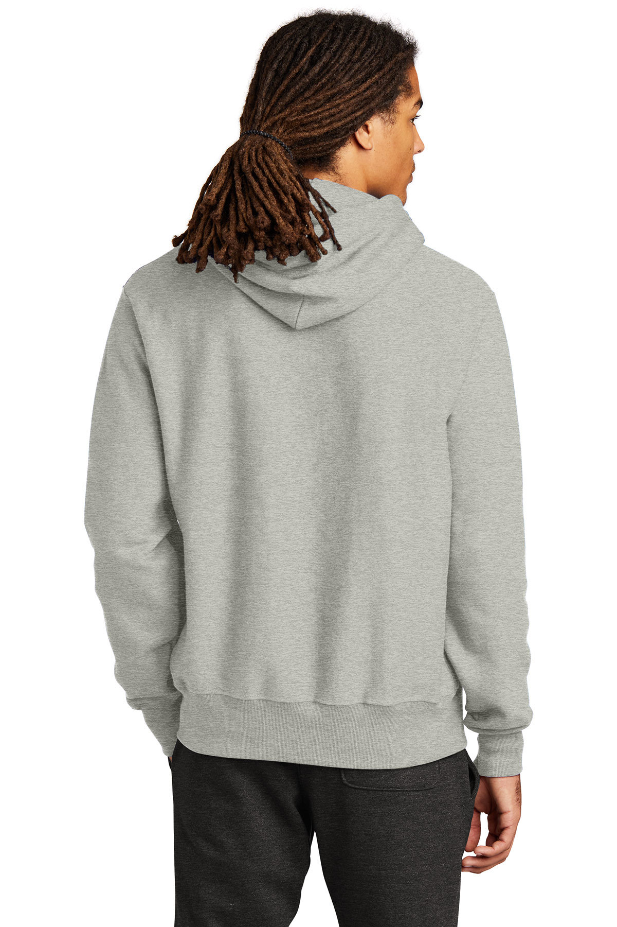 Basic Brand Hooded Sweatshirts Oxford Grey