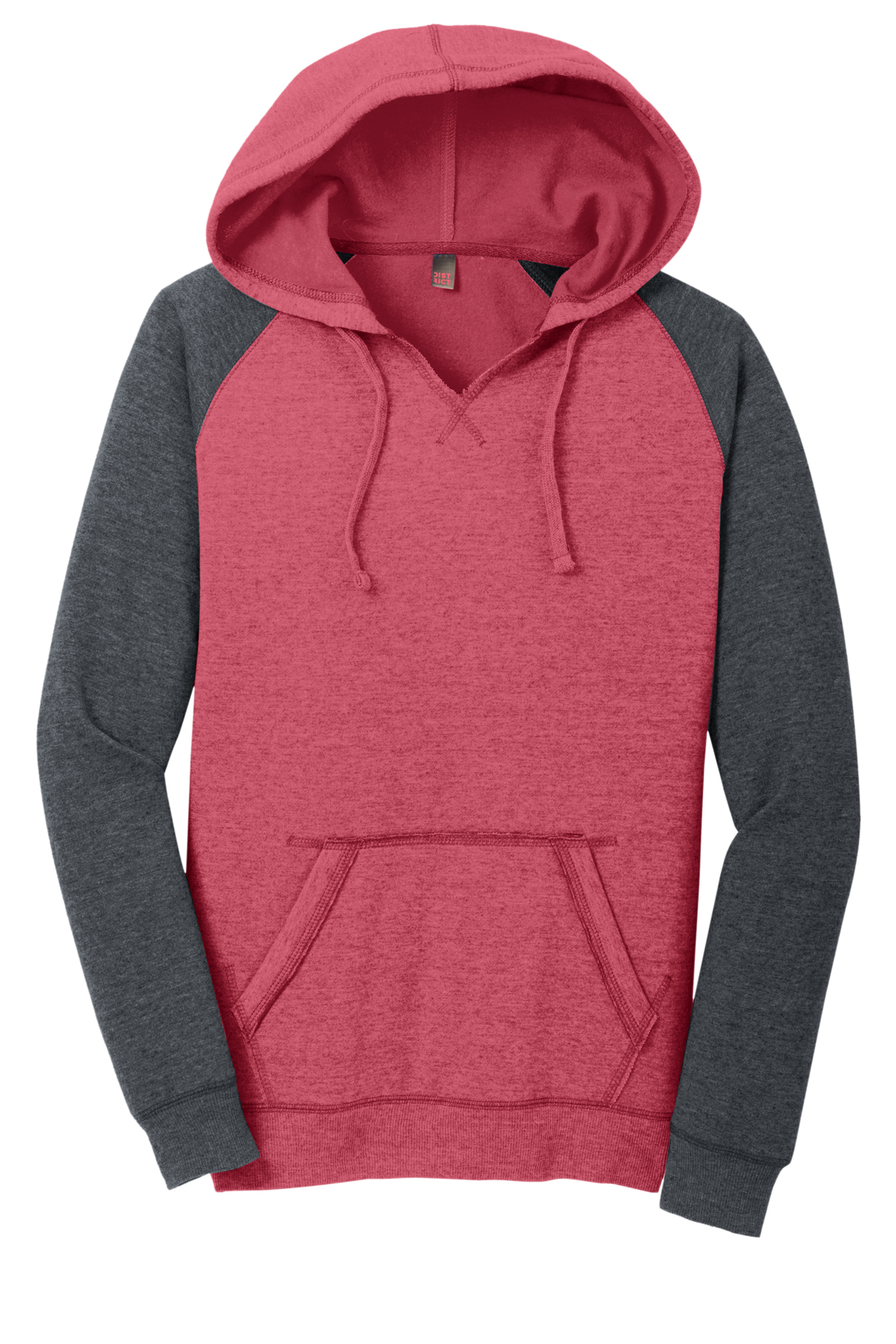 District Women s Lightweight Fleece Raglan Hoodie Product District