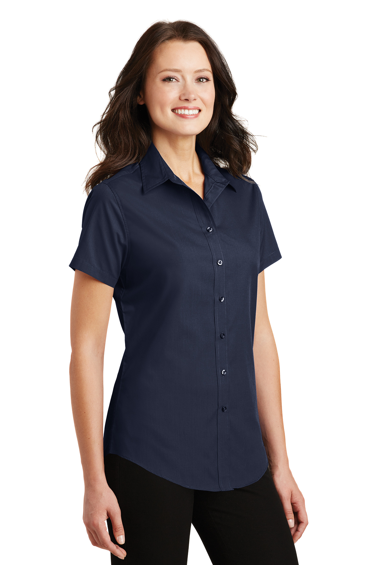 Port Authority Ladies Short Sleeve Value Poplin Shirt | Product | SanMar