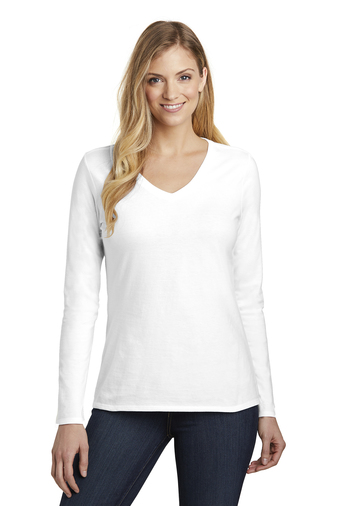 District Women’s Very Important Tee Long Sleeve V-Neck | Product ...