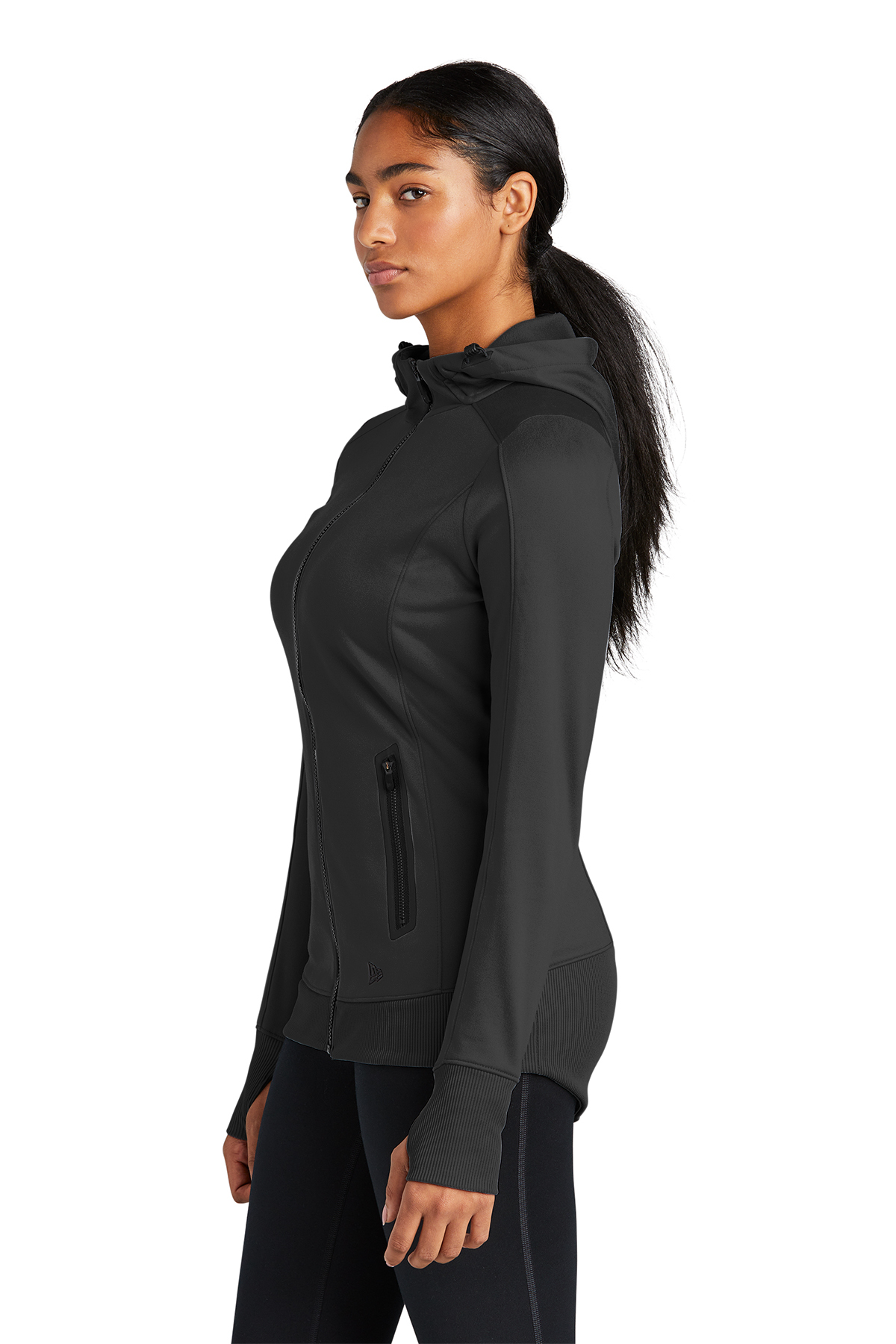 New Era Ladies Venue Fleece Full-Zip Hoodie | Product | Company Casuals