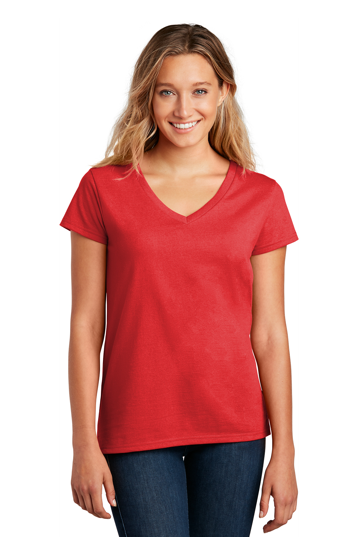 District Women's Re-Tee V-Neck, Product