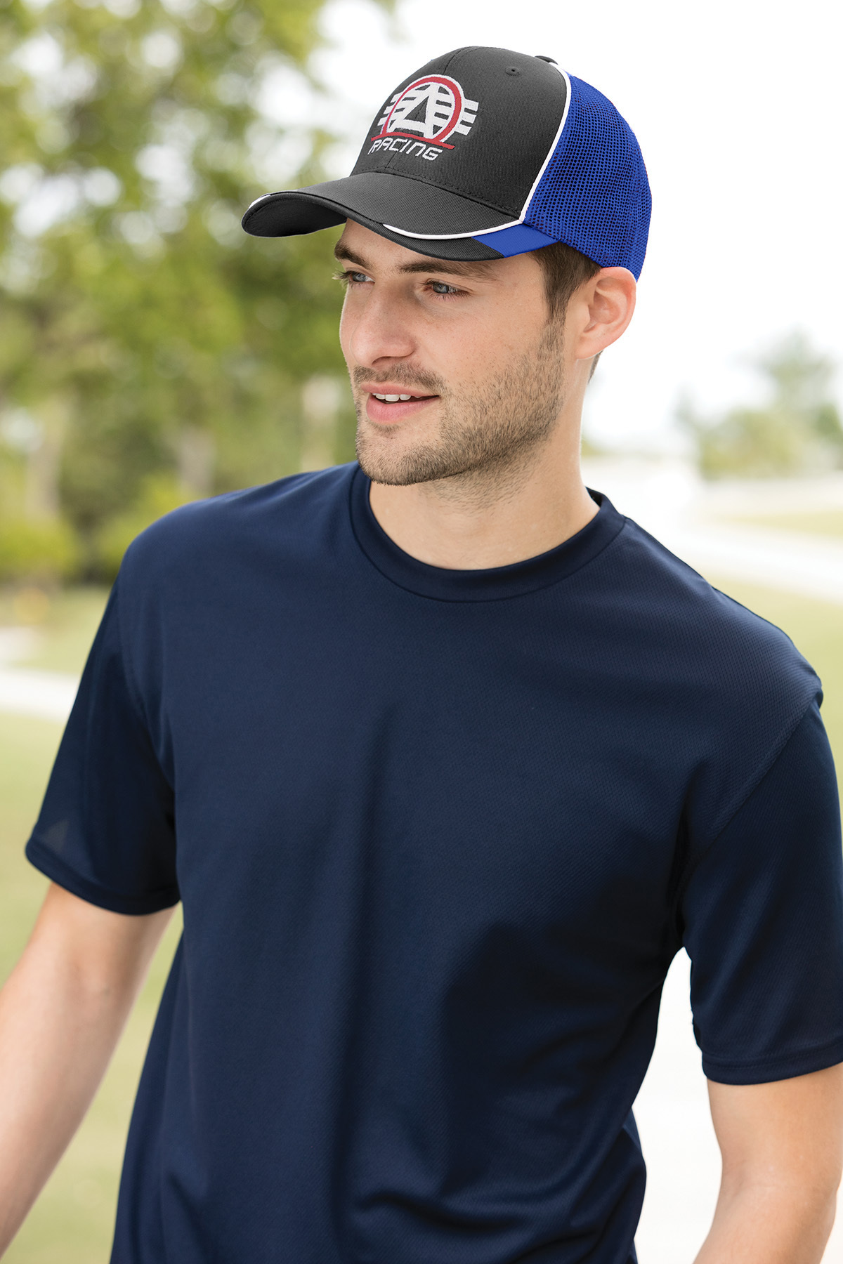 Port Authority Colorblock Mesh Back Cap | Product | SanMar Port Authority Colorblock Mesh Back Cap | Product | SanMar