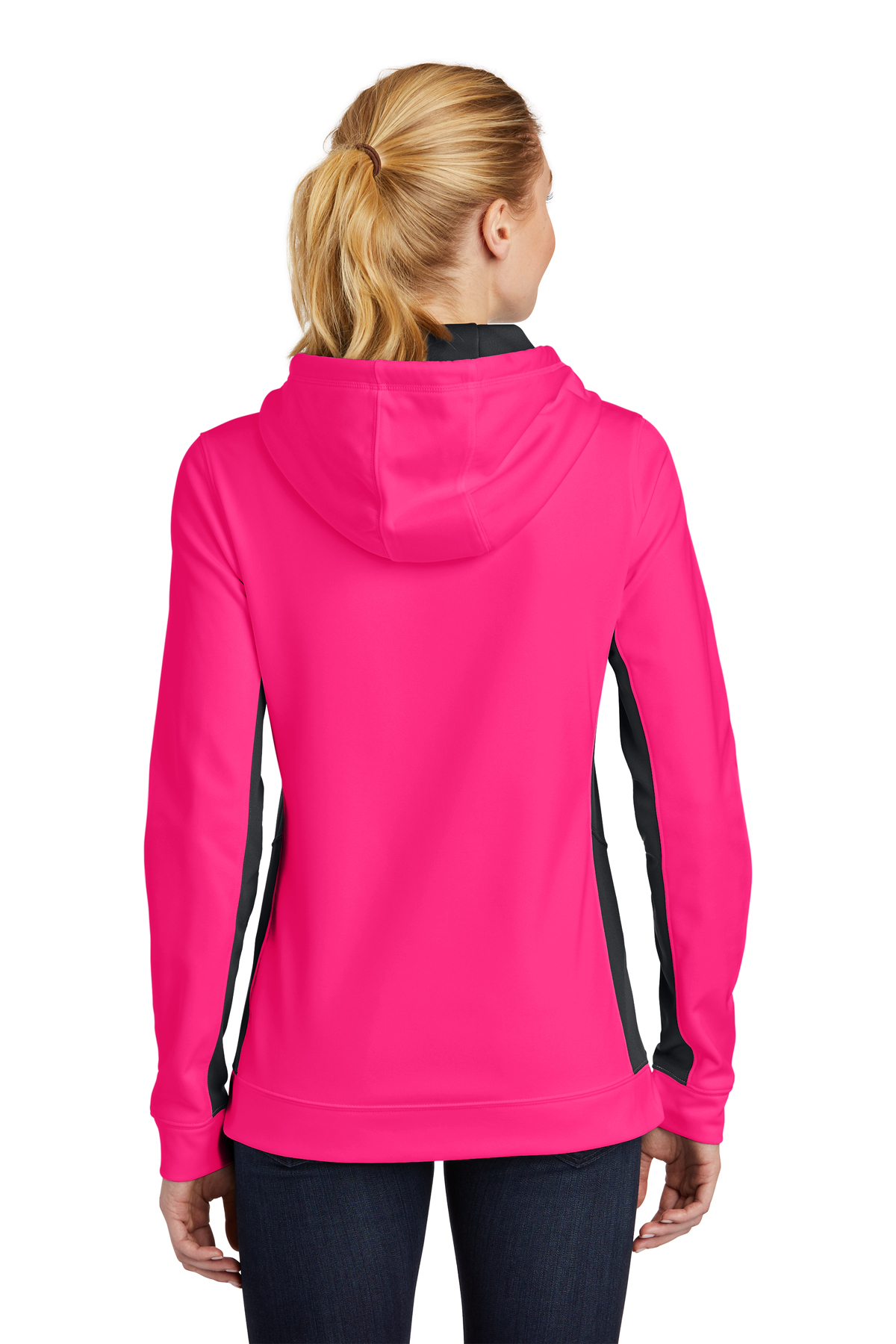 美容/健康 電動歯ブラシ Sport-Tek Ladies Sport-Wick Fleece Colorblock Hooded Pullover 