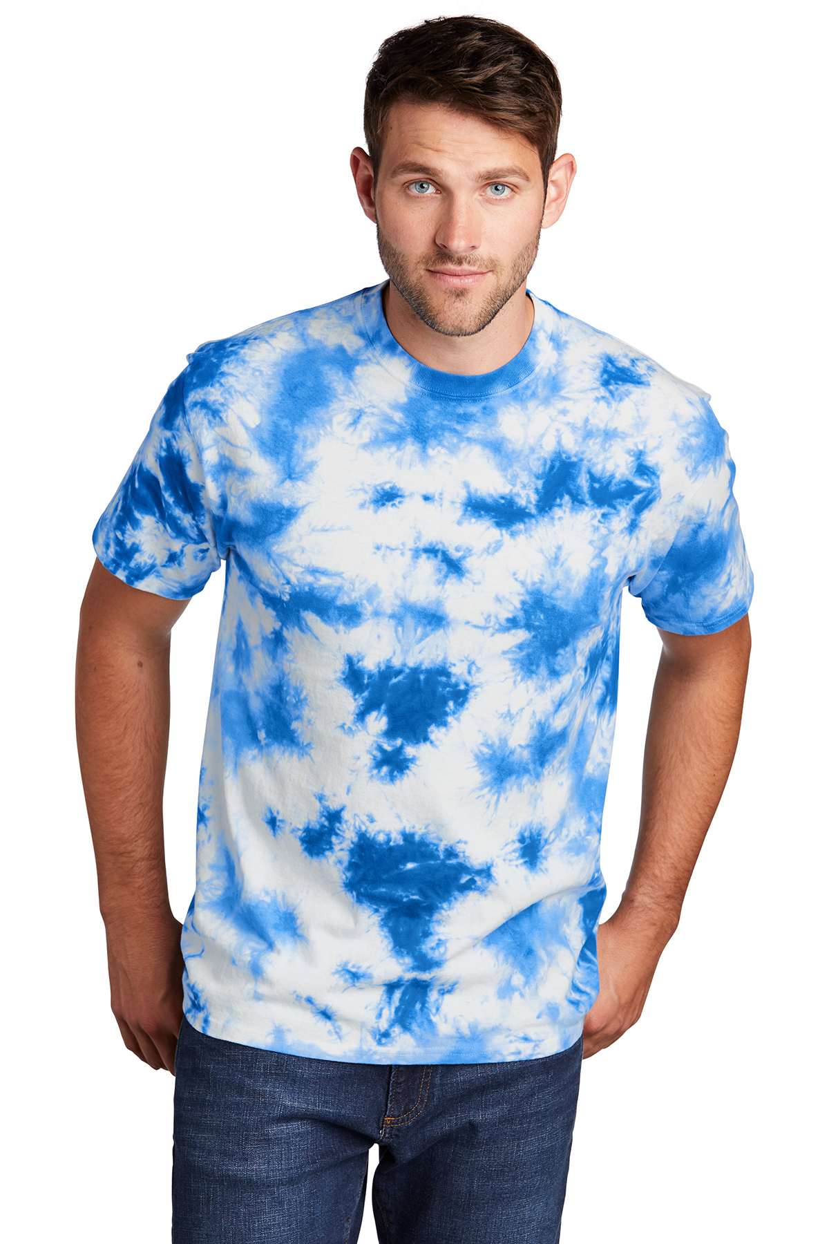 Port Company Crystal Tie Dye Tee 5 5 6 100 Cotton T