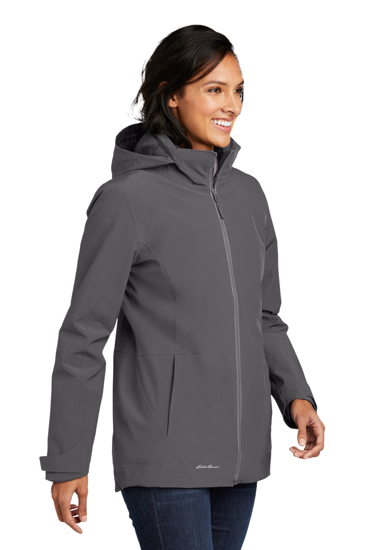 checked puffer jacket womens