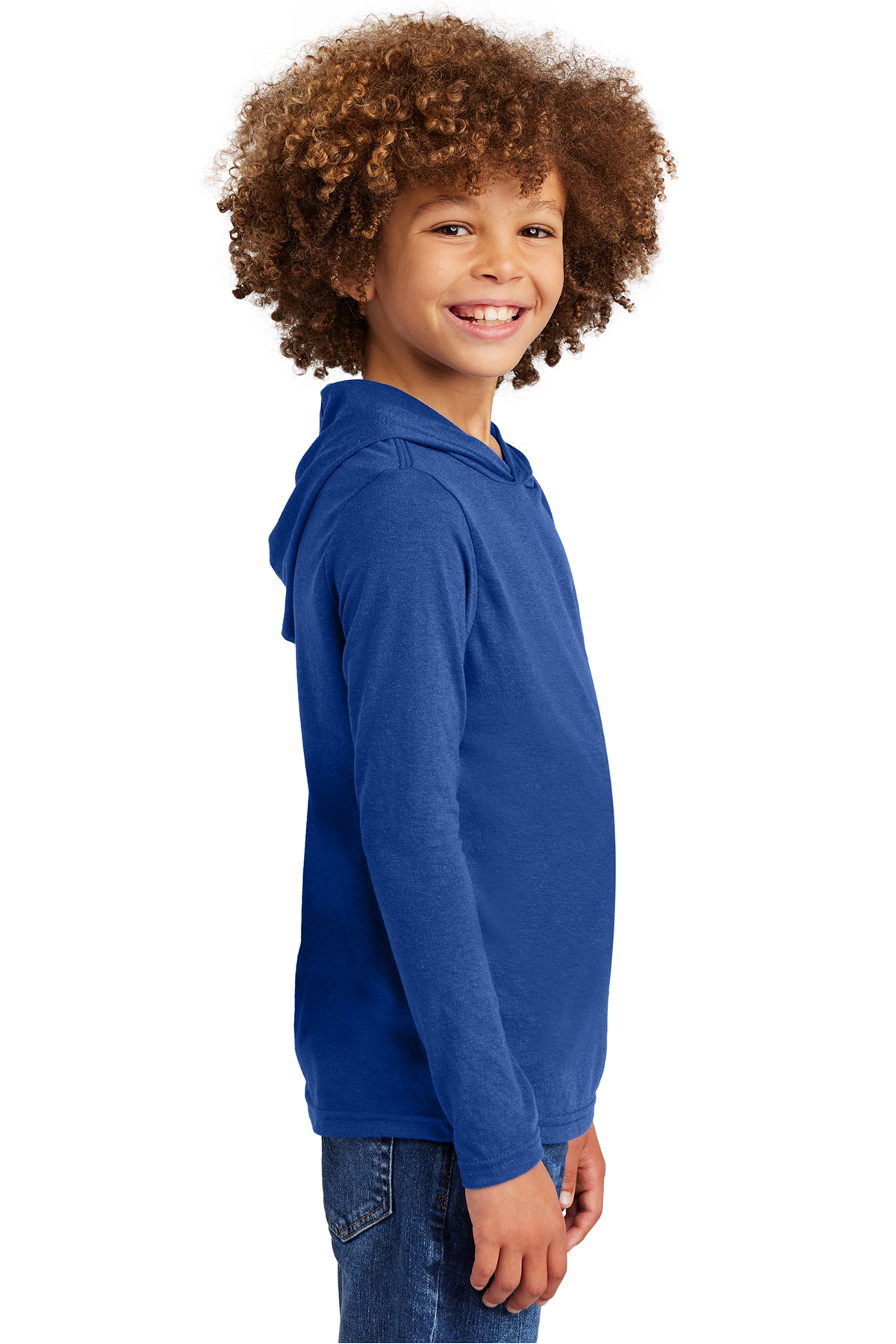 District Youth Perfect Tri Long Sleeve Hoodie | Product | SanMar