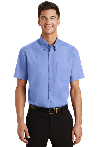 Port Authority Short Sleeve Value Poplin Shirt | Product | SanMar