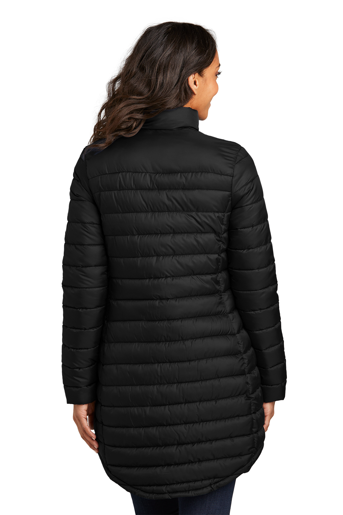 Port Authority Ladies Horizon Puffy Long Jacket | Product | SanMar