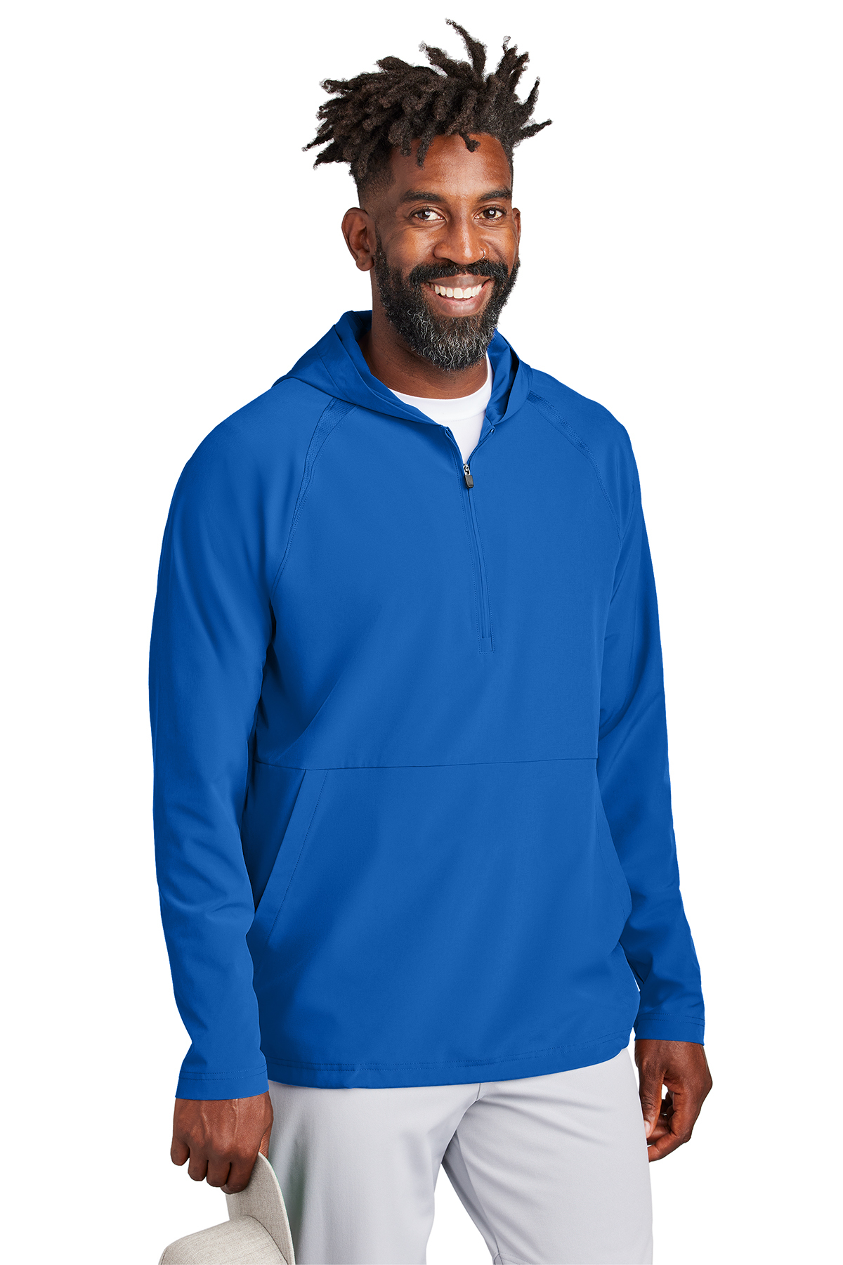 Sport-Tek Repeat 1/2-Zip Long Sleeve Hooded Jacket | Product | SanMar
