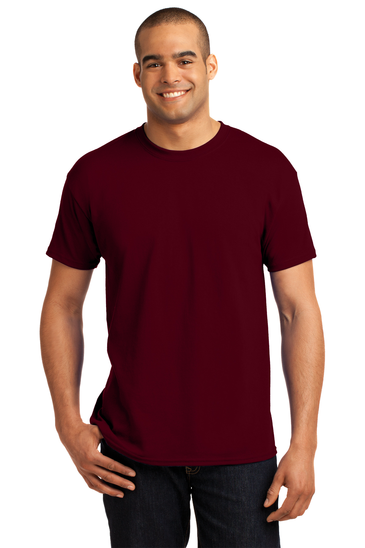 Hanes - EcoSmart 50/50 Cotton/Poly T-Shirt | Product | SanMar