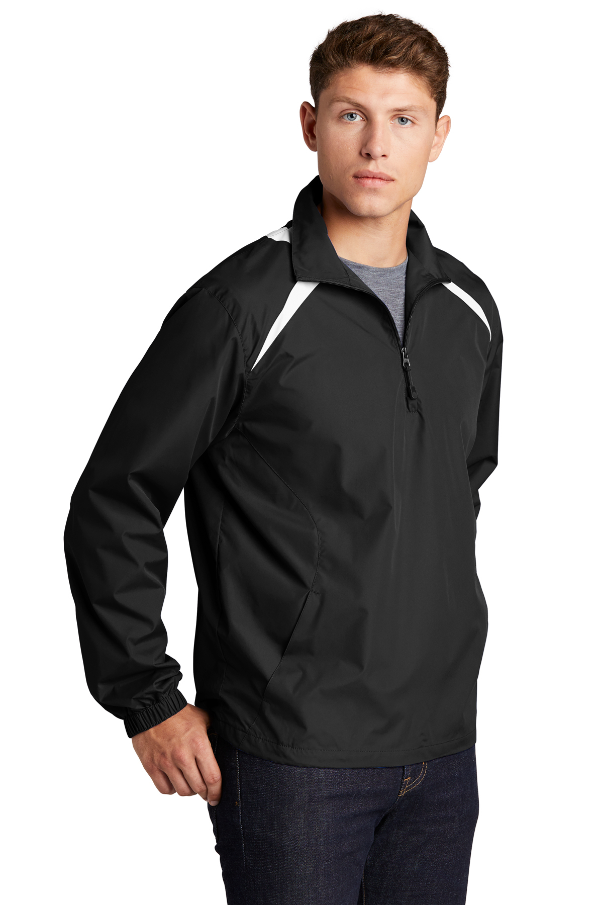 Sport-Tek 1/2-Zip Wind Shirt | Product | SanMar