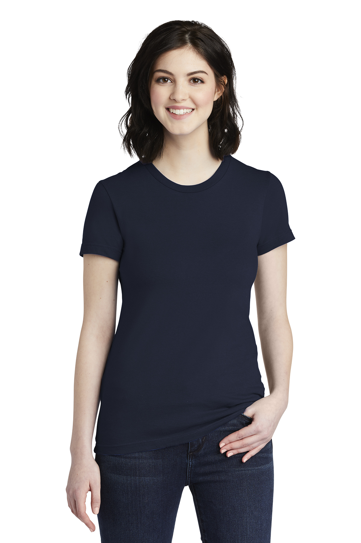 American Apparel Women’s Fine Jersey T-Shirt | Product | SanMar