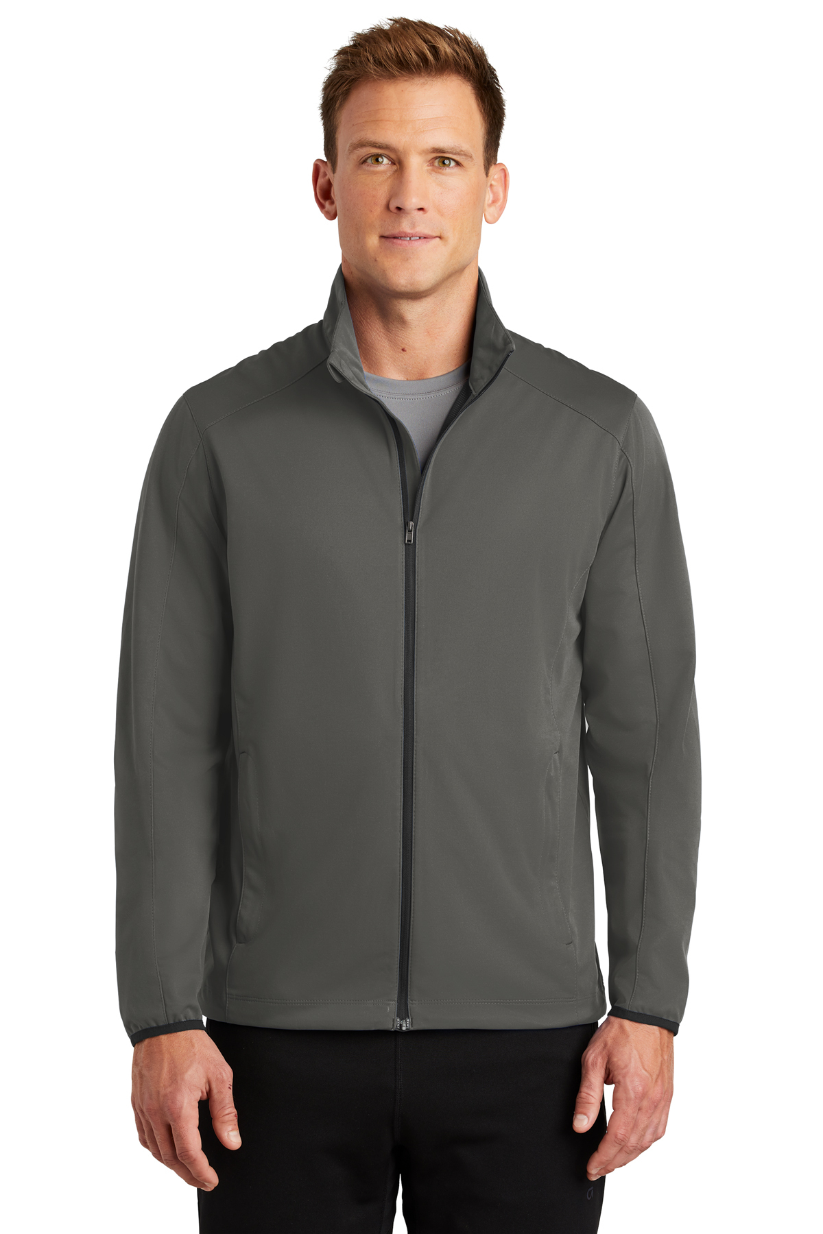 Grey shop shell jacket
