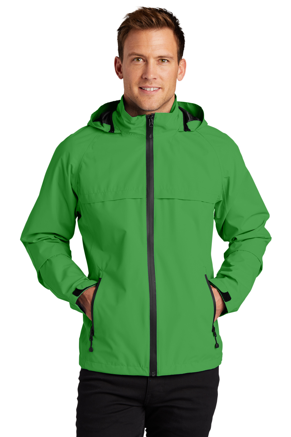 Waterproof green jacket top