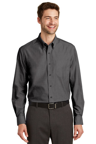 Port Authority Crosshatch Easy Care Shirt | Product | SanMar