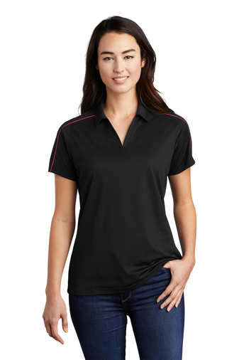 Sport-Tek ® Ladies Micropique Sport-Wick ® Piped Polo | Product ...
