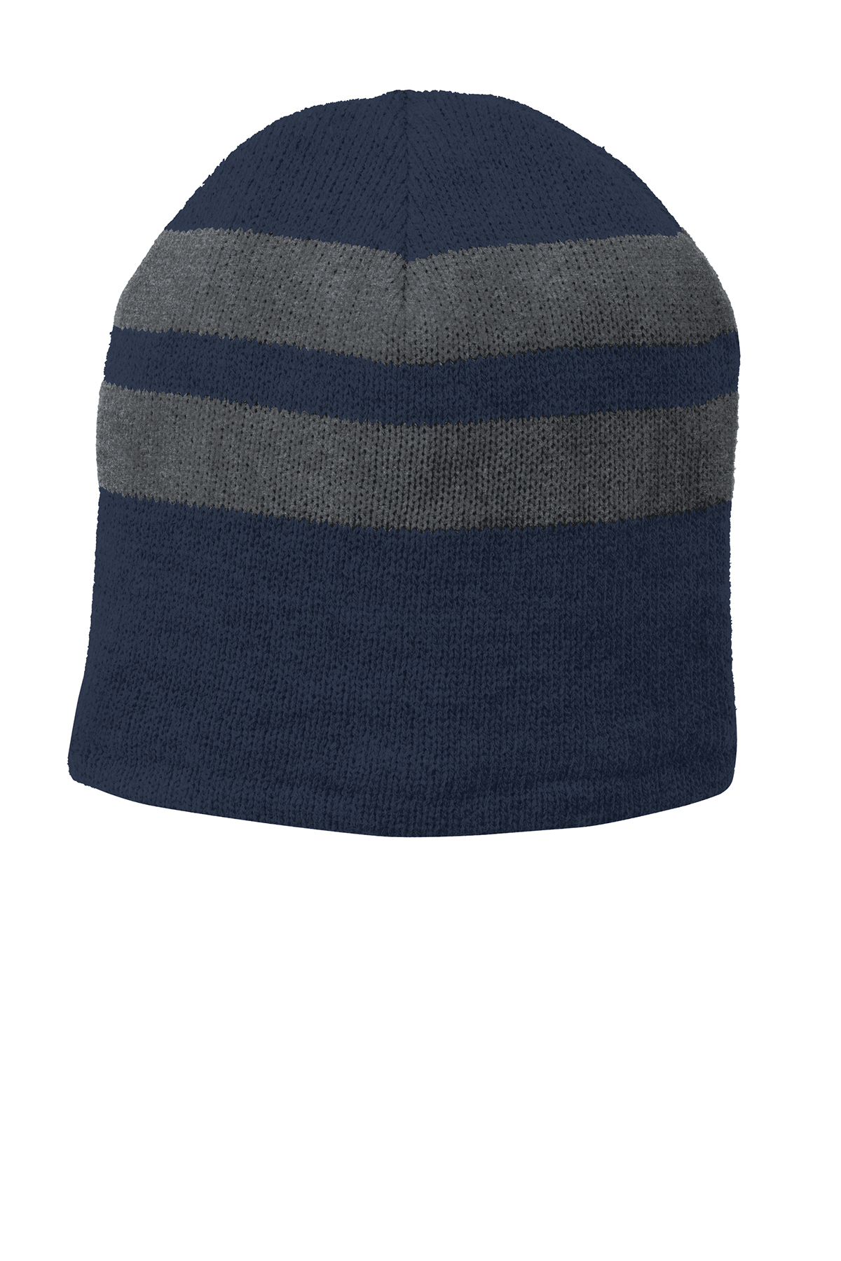 Port & Company Fleece-Lined Striped Beanie Cap | Product | Port & Company