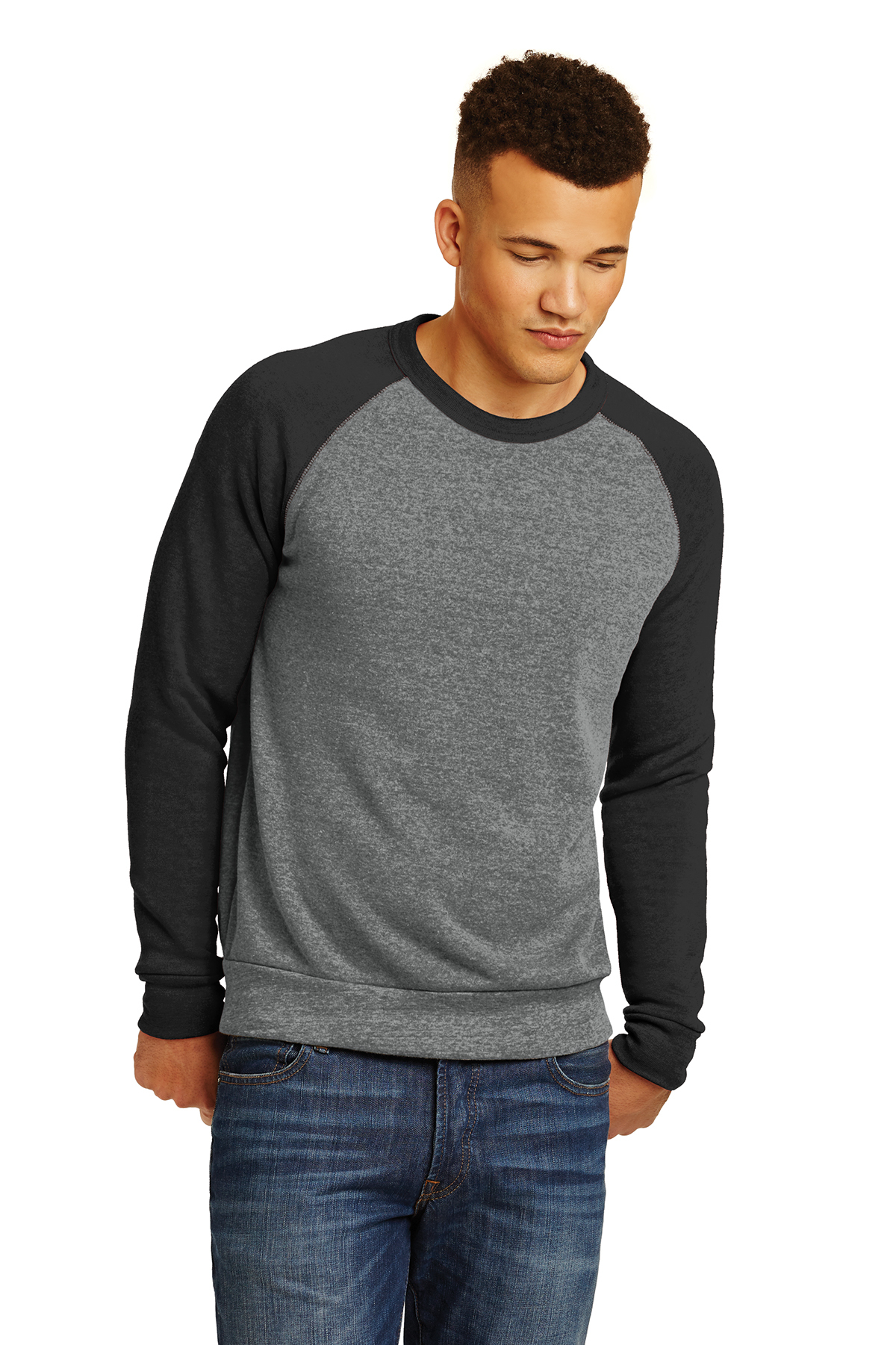 Alternative Champ Colorblock Eco-Fleece Sweatshirt | Product | SanMar