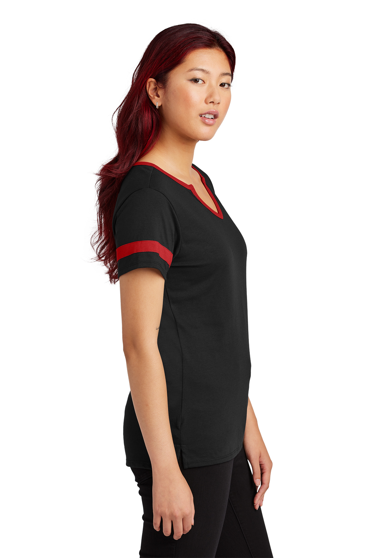 Short double-sided cashmere blend dress