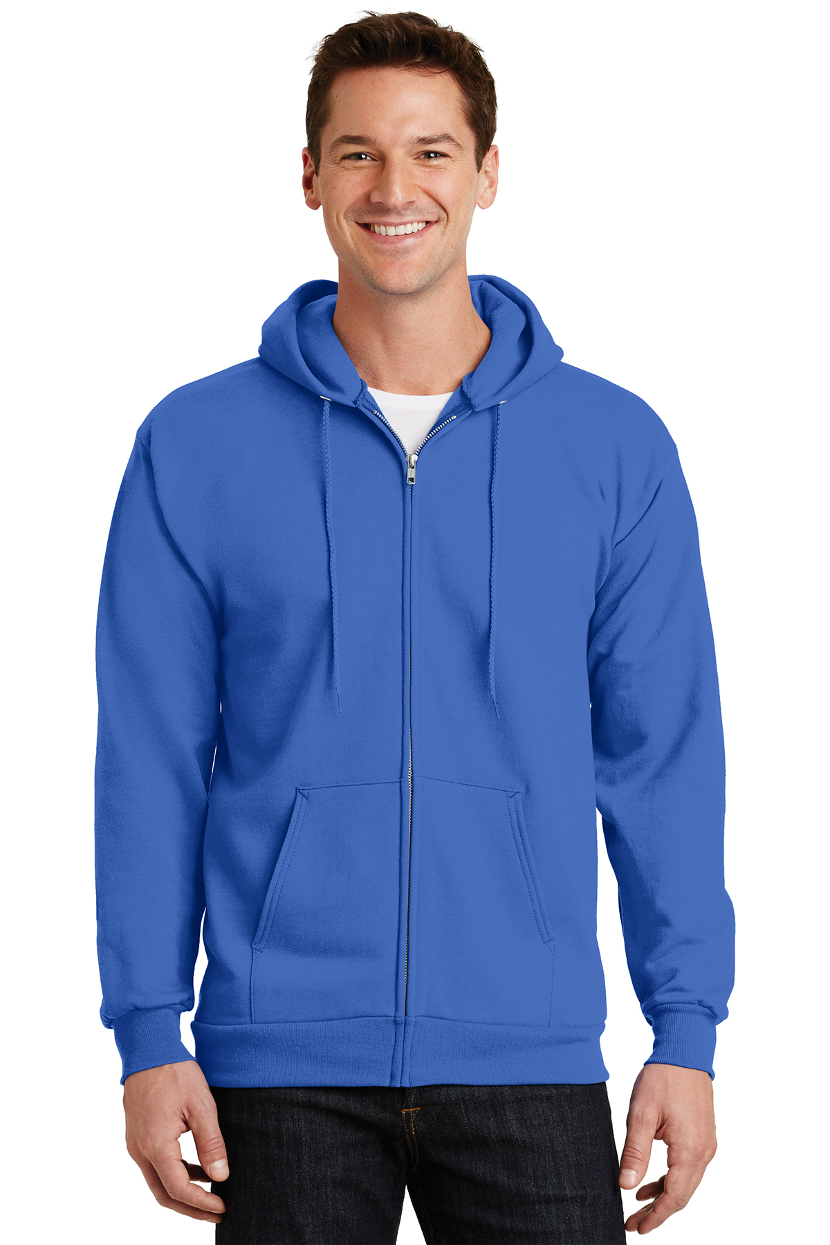 Port & Company® Essential Fleece Full-Zip Hooded Sweatshirt | Hoodie ...