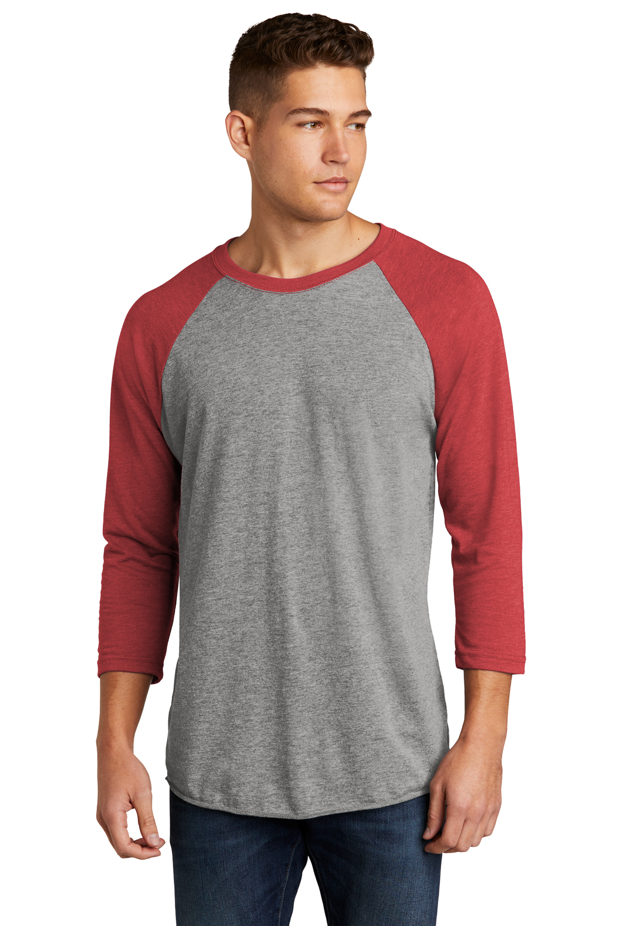 Next Level Apparel Unisex Tri-Blend 3/4-Sleeve Raglan Tee | Product ...