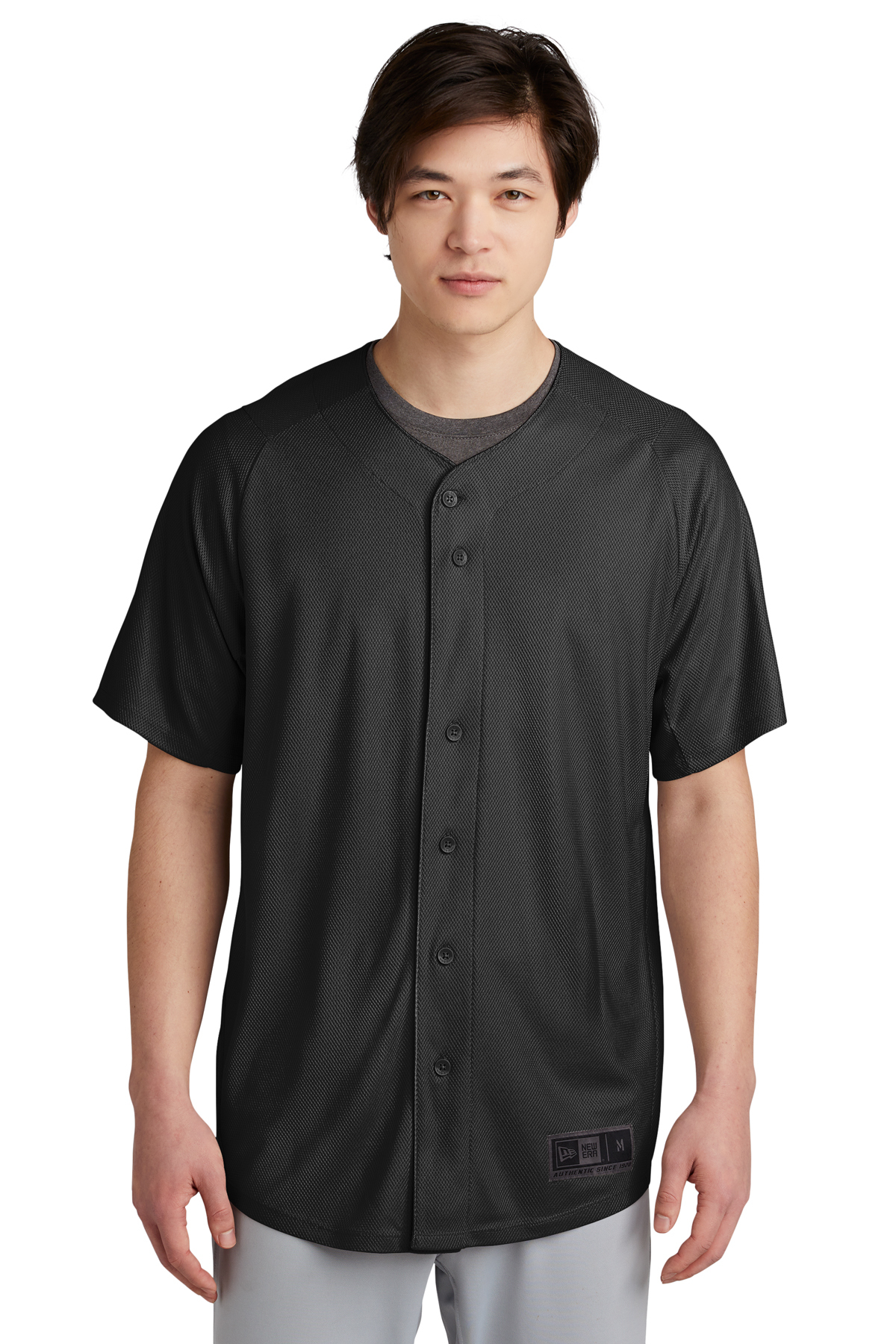 New Era Diamond Era Full Button Jersey Product SanMar