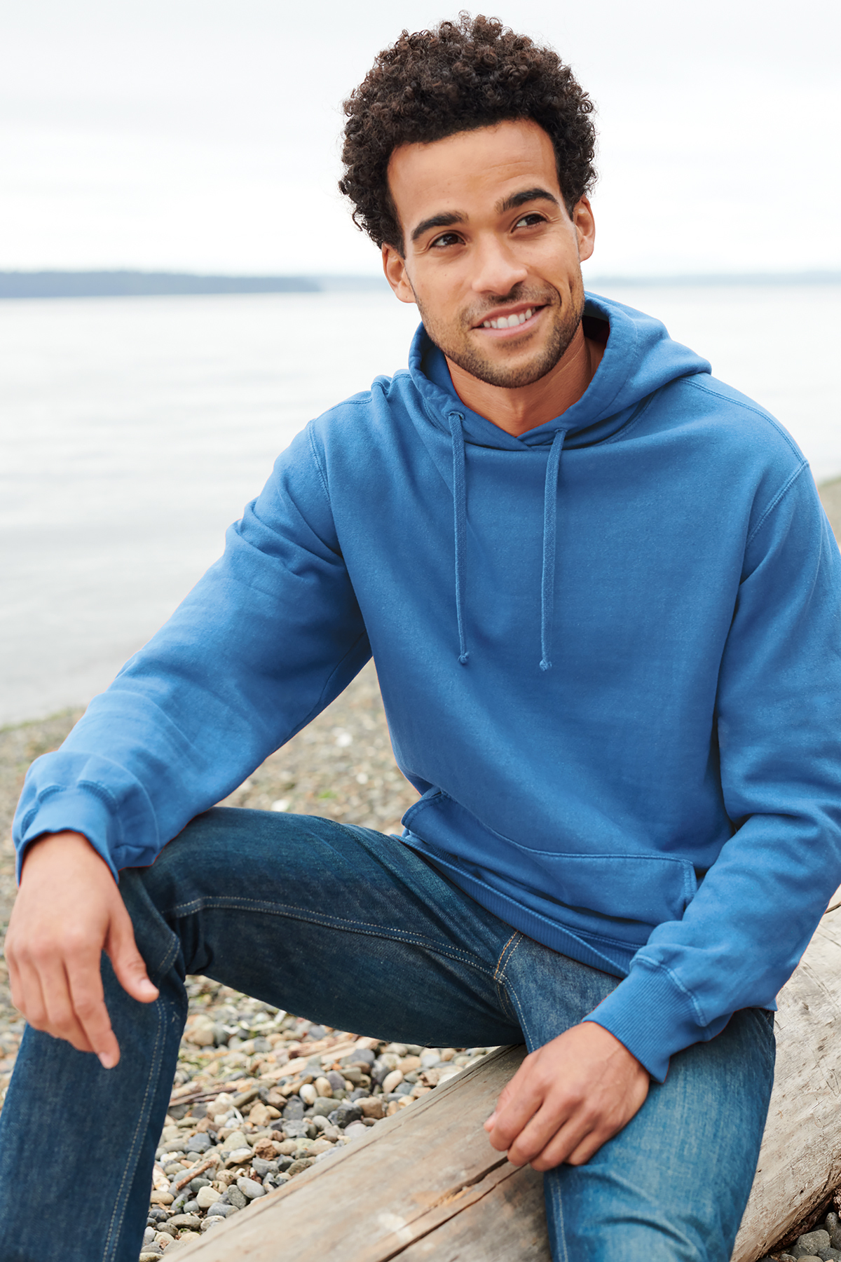 Port & Company Beach Wash Garment-Dyed Pullover Hooded Sweatshirt