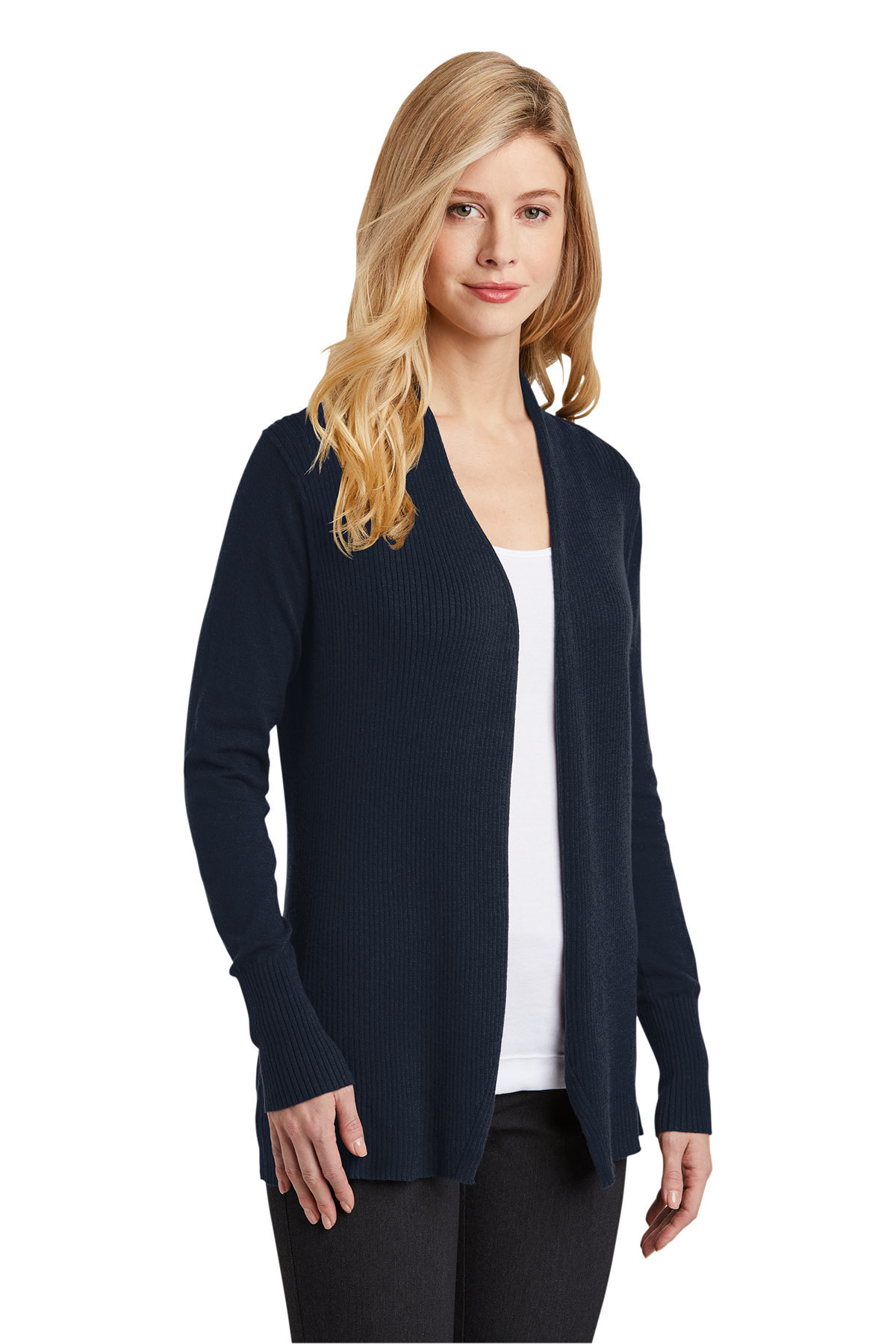 Port Authority Ladies Open Front Cardigan Sweater | Product | Online ...