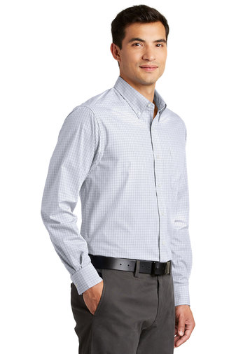 Port Authority Plaid Pattern Easy Care Shirt | Product | SanMar