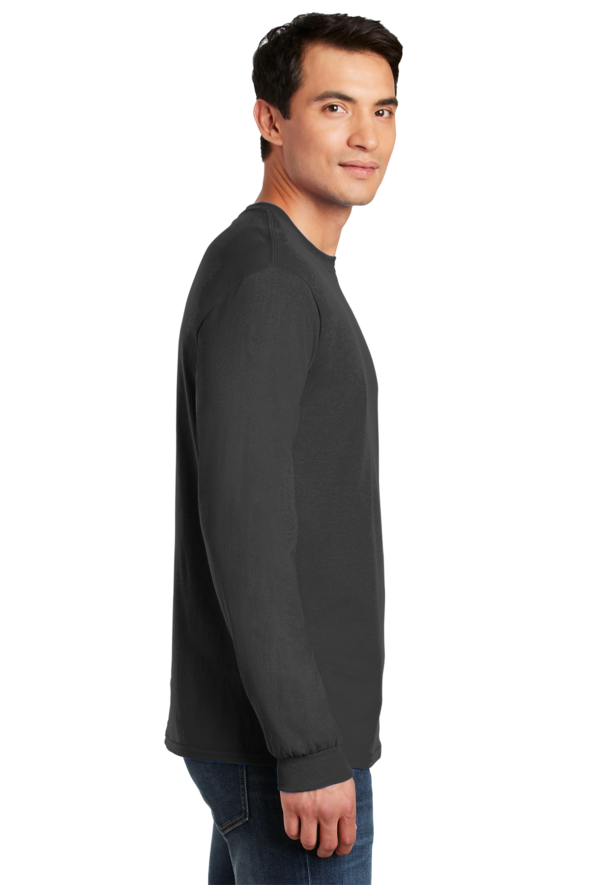 Gildan - Heavy Cotton 100% Cotton Long Sleeve T-Shirt | Product | SanMar