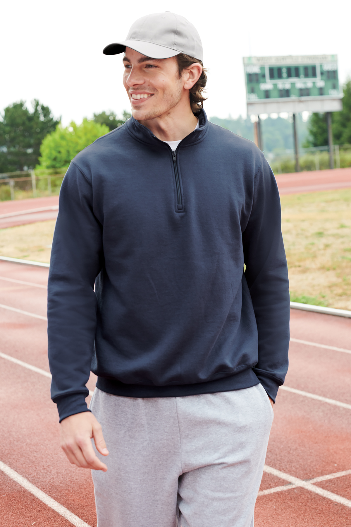 Port & Company Youth Core Fleece 1/4-Zip Pullover Sweatshirt, Product