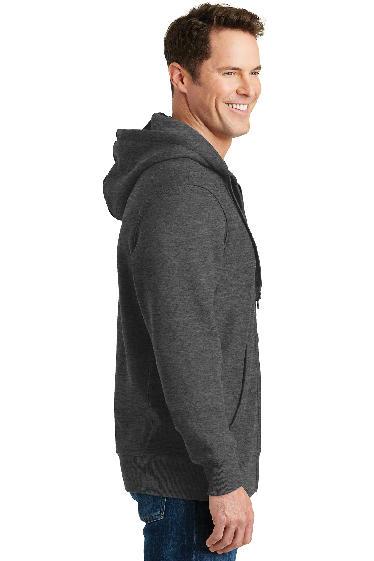 Sport-Tek Super Heavyweight Full-Zip Hooded Sweatshirt | Product 