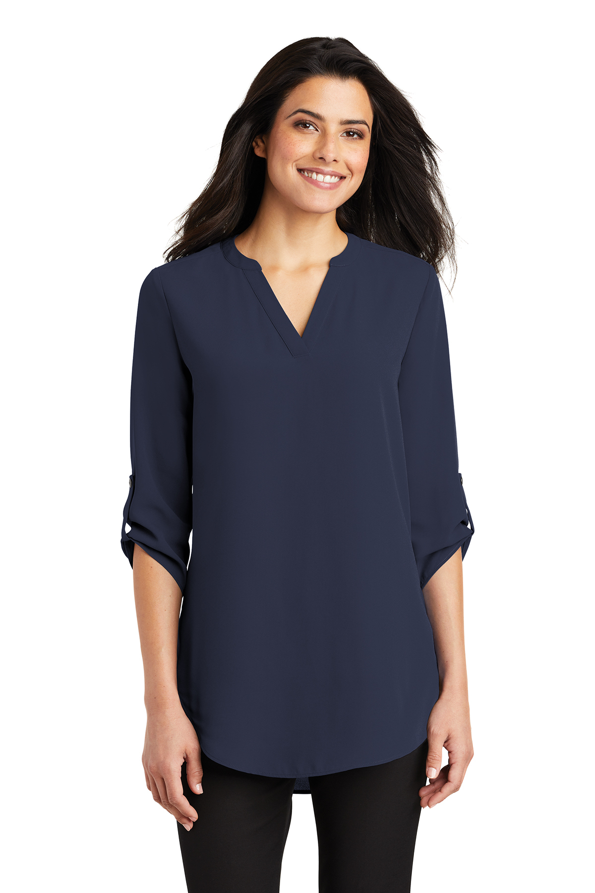 Port Authority Ladies 3/4-Sleeve Tunic Blouse | Product | Port Authority