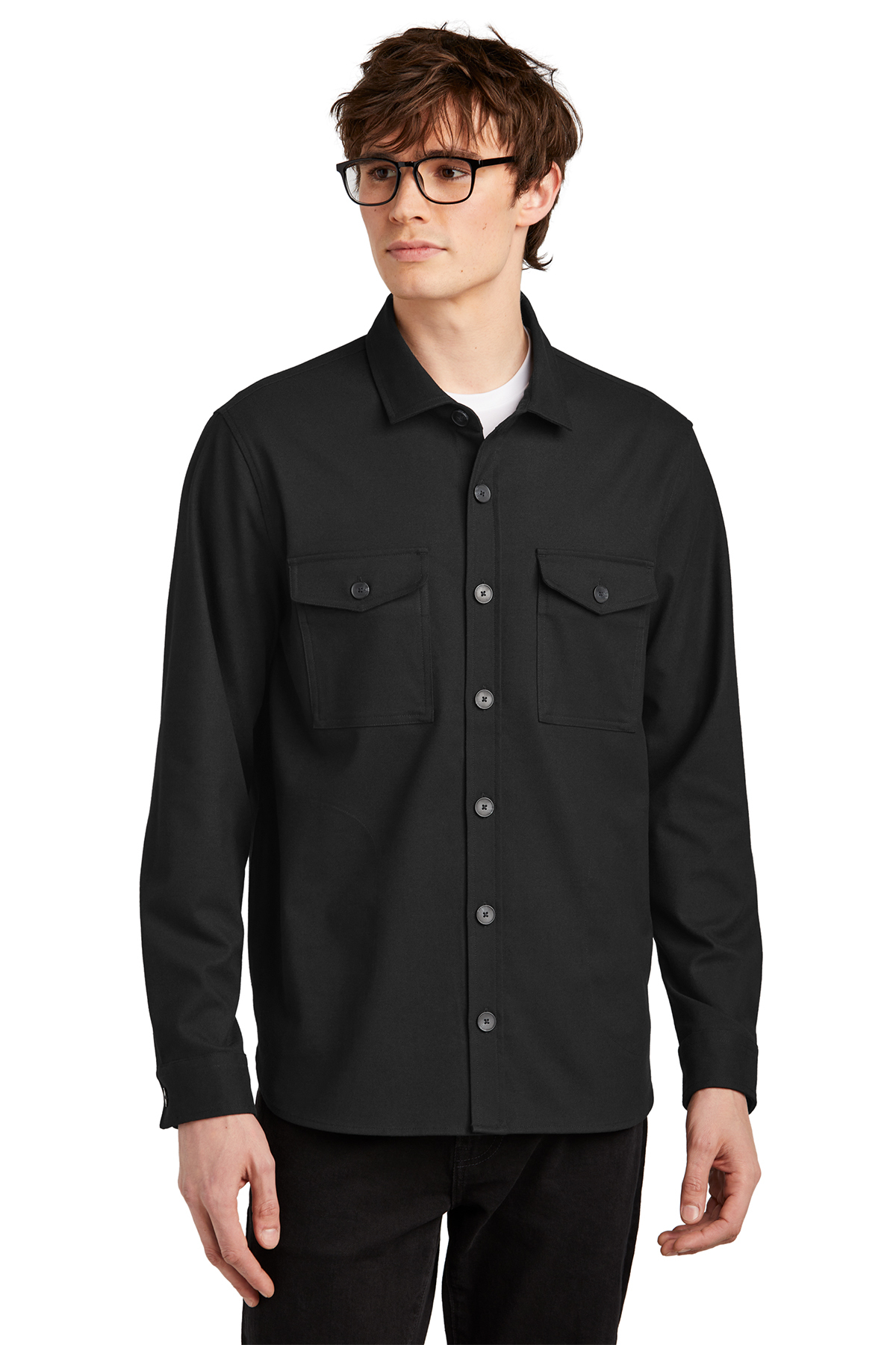Mercer+Mettle Long Sleeve Twill Overshirt | Product | SanMar