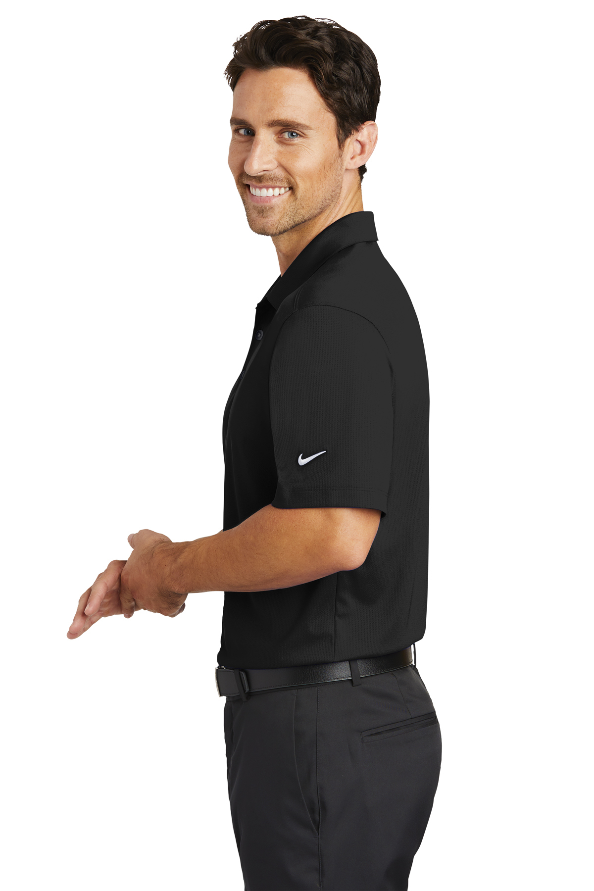 Nike Dri-FIT Vertical Mesh Polo | Product | Company Casuals
