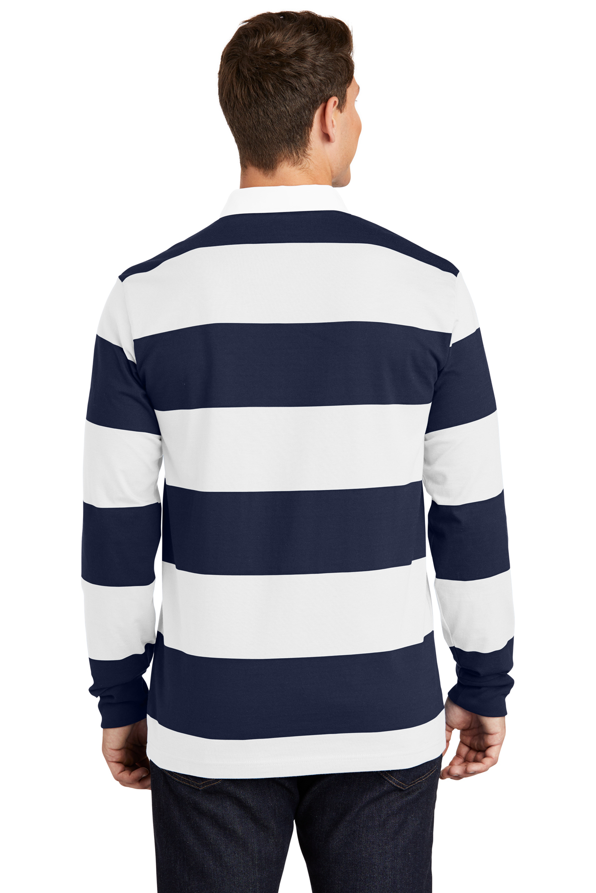Sport-Tek ® Classic Long Sleeve Rugby Polo