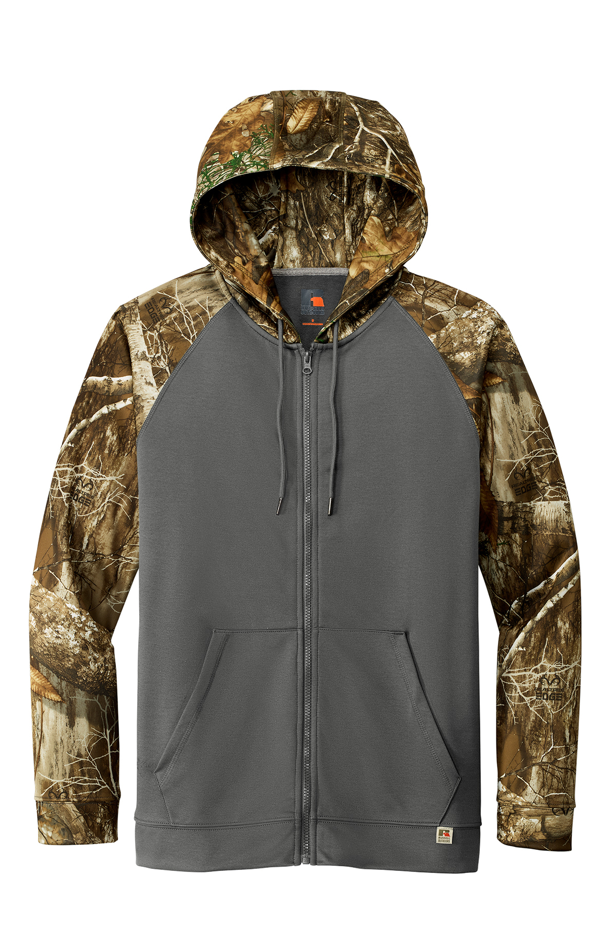 Russell Outdoors Realtree Performance Colorblock Full Zip Hoodie Product Company Casuals