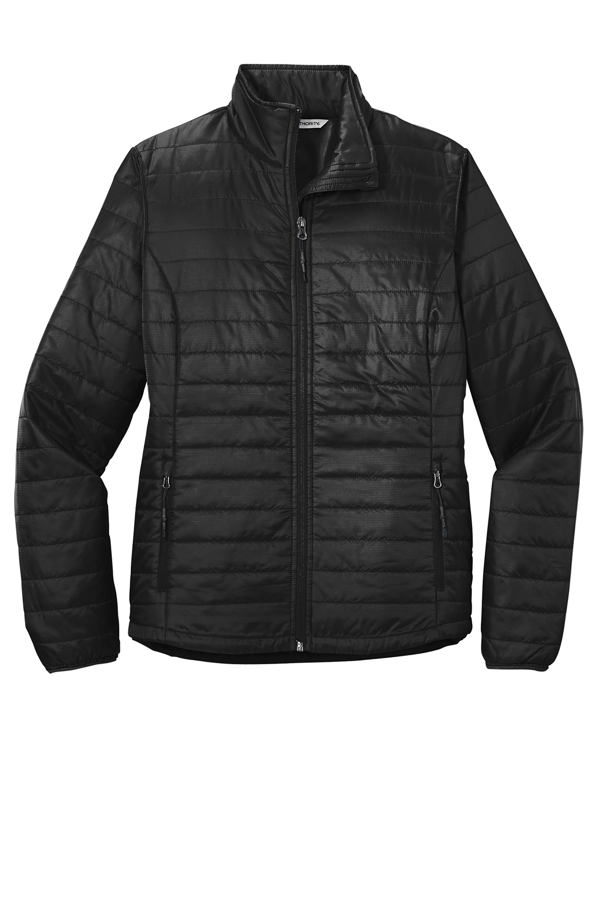 Women's packable puffer jacket & carrying pouch on sale