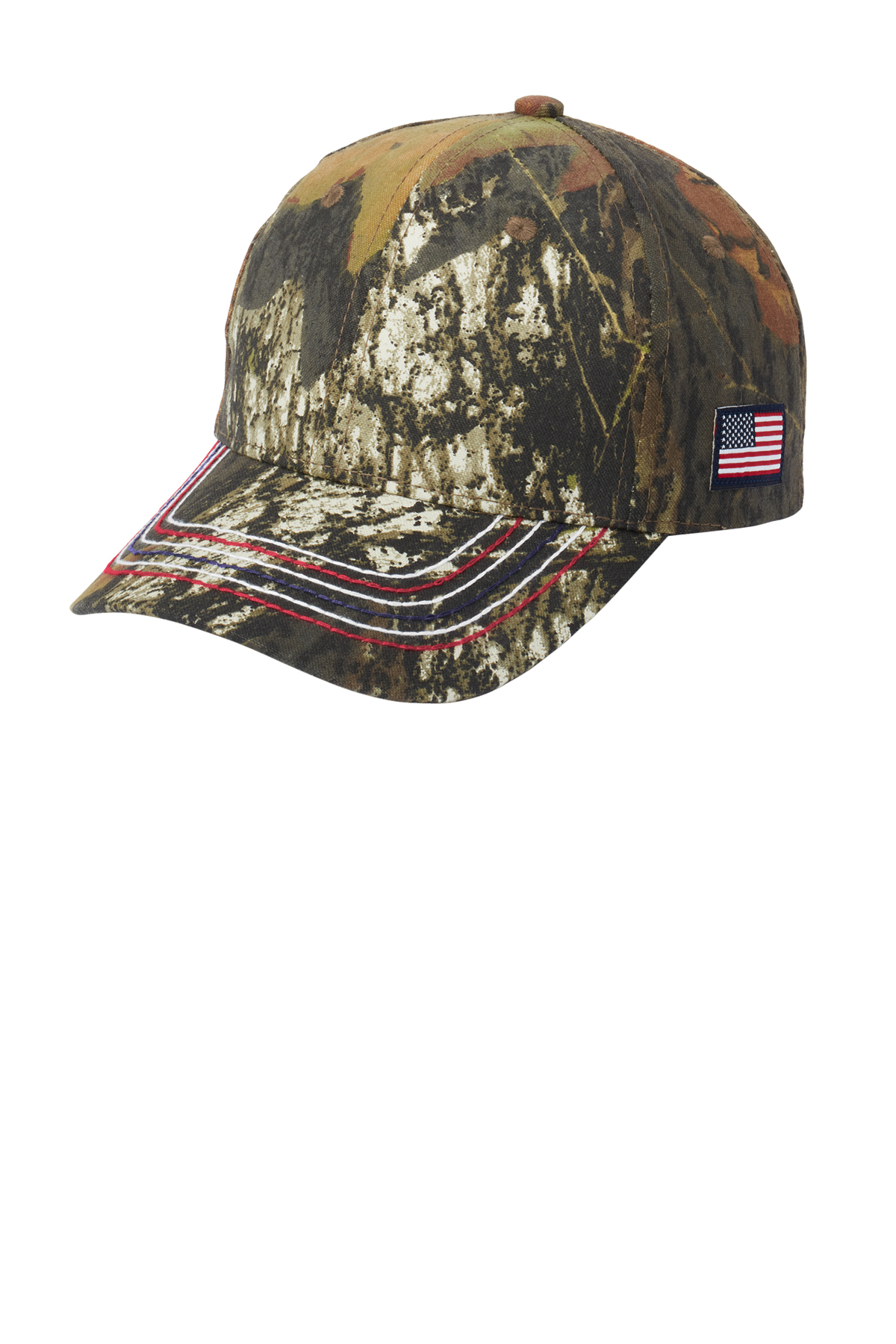 Port Authority Americana Contrast Stitch Camouflage Cap, Product
