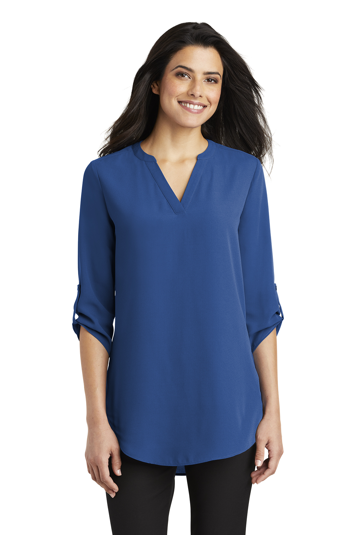 Port Authority Ladies 3/4-Sleeve Tunic Blouse | Product | Port Authority