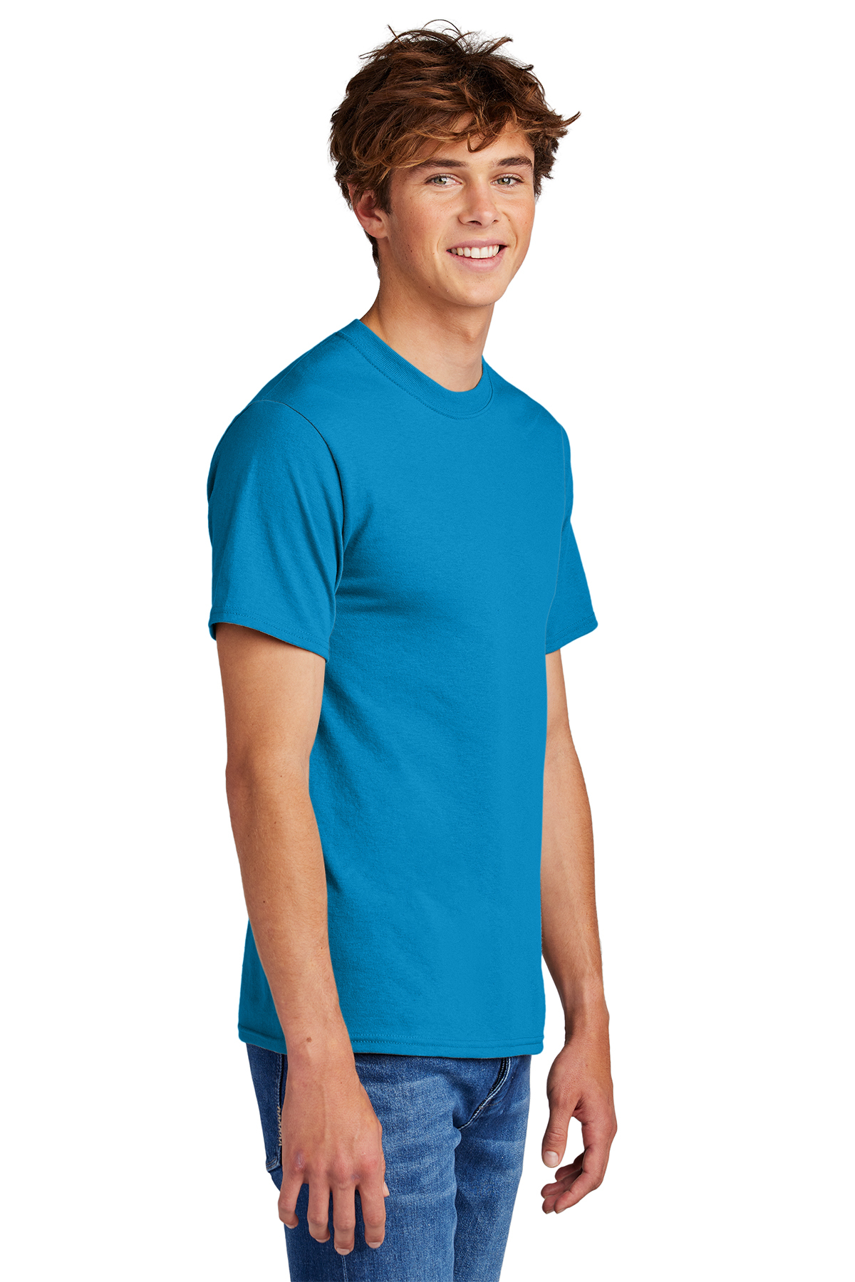 Wholesale Men's Core Cotton T-Shirt - Neon Green PC54, Case of 72
